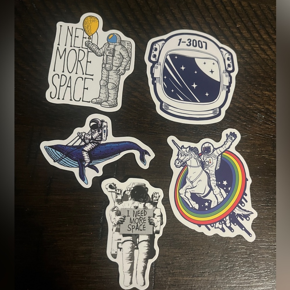 Space Themed Sticker Pack